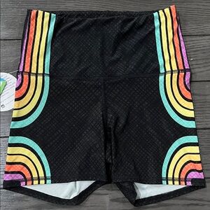 NWT Yoga Democracy Rainbow 🌈 Women's Shorts